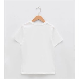 Erkek Çocuk Beyaz T-Shirt