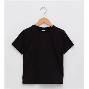 Erkek Çocuk Siyah T-Shirt-Erkek Çocuk Tek Alt & Üst-Erkek Çocuk Siyah T-Shirt | QuzucukKids.com-QuzucukKids.com