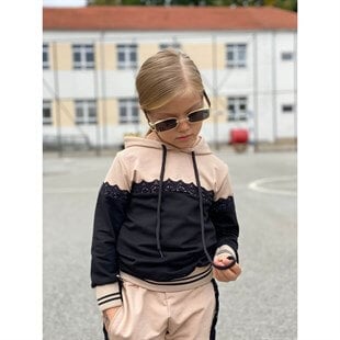 Kız Çocuk Eşofman Takımı Güpürlü