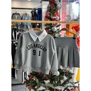 Kız Çocuk Gri Kolej Takım