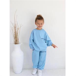 Kız Çocuk Mavi 2li Takım