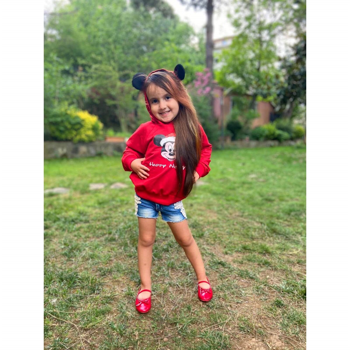 Anne Çocuk Figürlü Sweatshirt-Kid Boy Trousers, Jeans, Joggers & Leggings-QuzucukKids.com