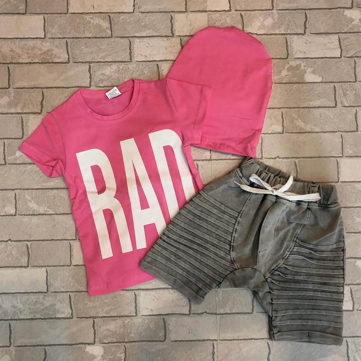 Çocuk Yıkamalı Yazlık Takım-Sezon Ürünleri-QuzucukKids.com