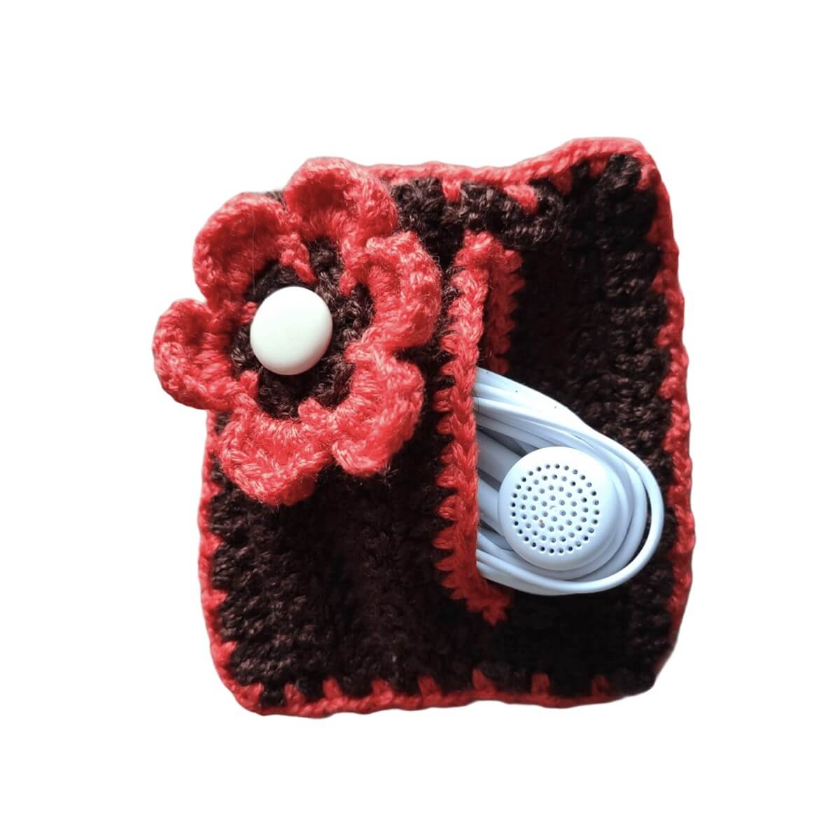 El Örgüsü Kulaklık Saklama Kesesi-Ev Gereçleri-QuzucukKids.com