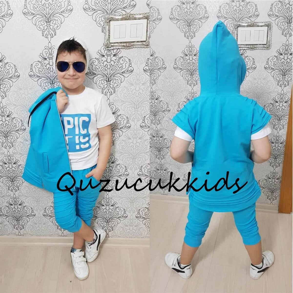 Erkek Çocuk Yazlık Spor Giyim-Sezon Ürünleri-QuzucukKids.com