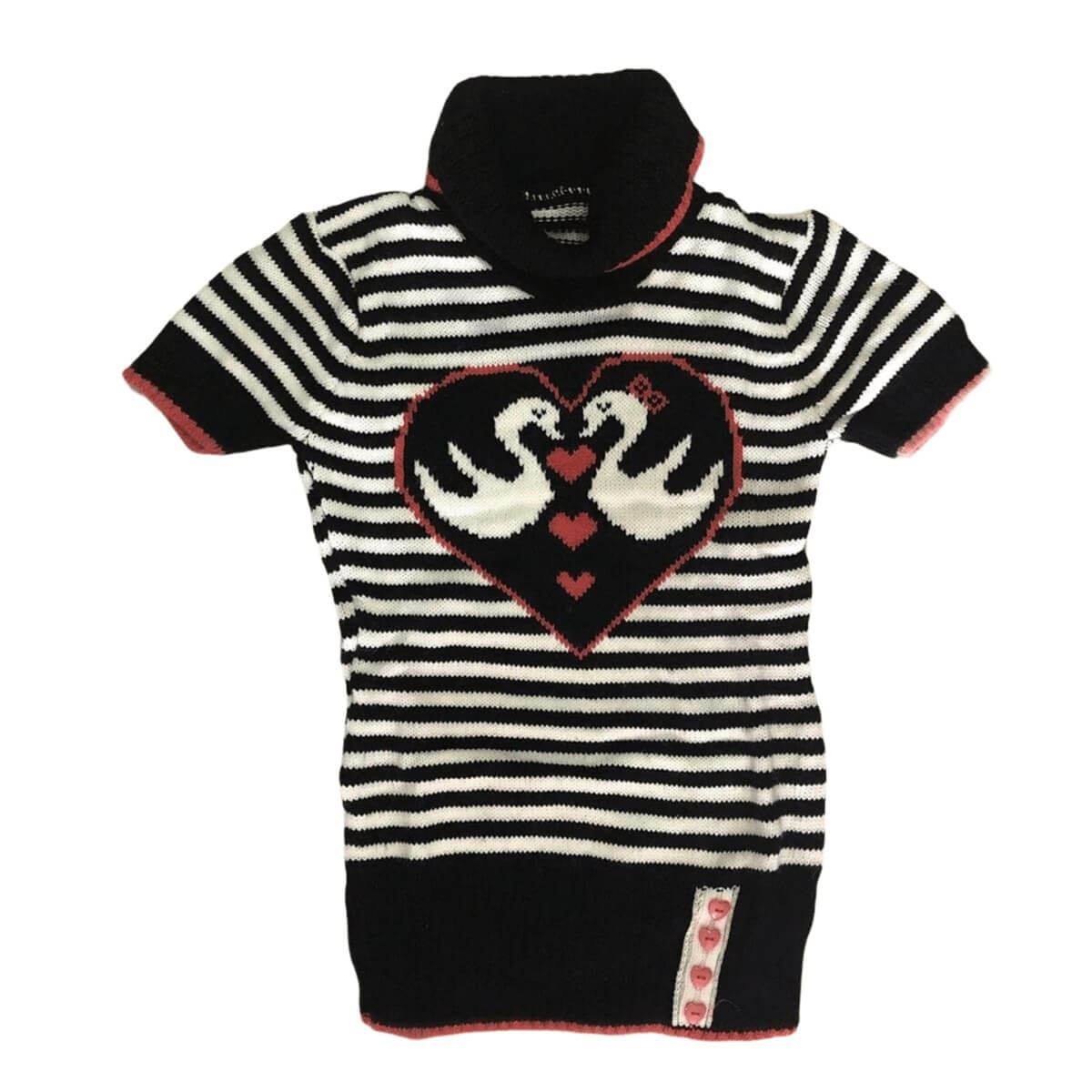 Kız Çocuk Kışlık Triko Kazak-Kid Girl Trousers, Jeans, Joggers & Leggings-QuzucukKids.com