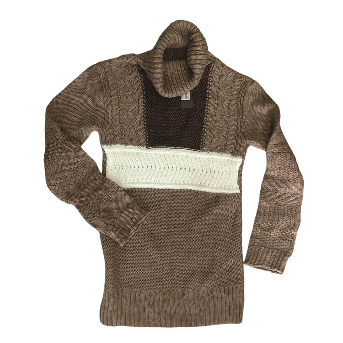 Kız Çocuk Kışlık Triko Kazak-Kid Girl Trousers, Jeans, Joggers & Leggings-QuzucukKids.com