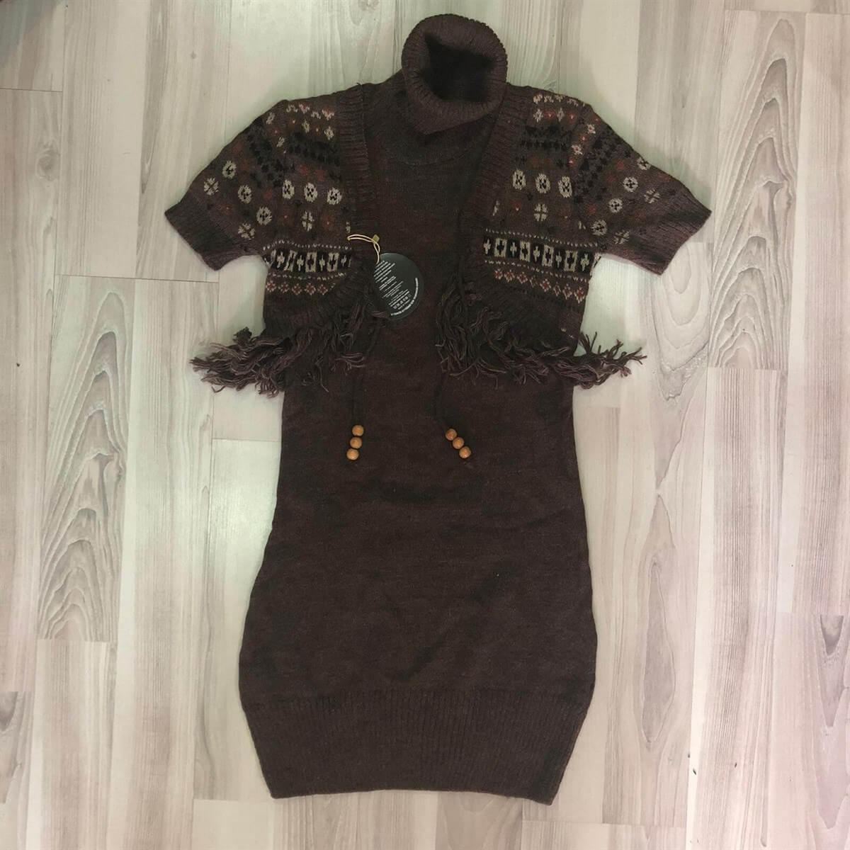 Kız Çocuk Kışlık Triko Tunik-Special Offers-QuzucukKids.com