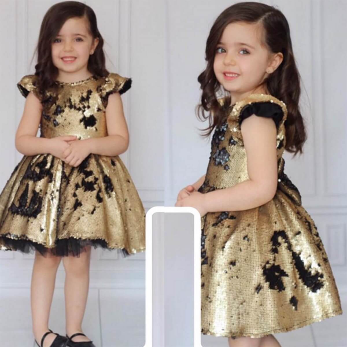 Kız Çocuk Pulpayet Parti- Doğum Günü Elbisesi-Seasonal Products-QuzucukKids.com