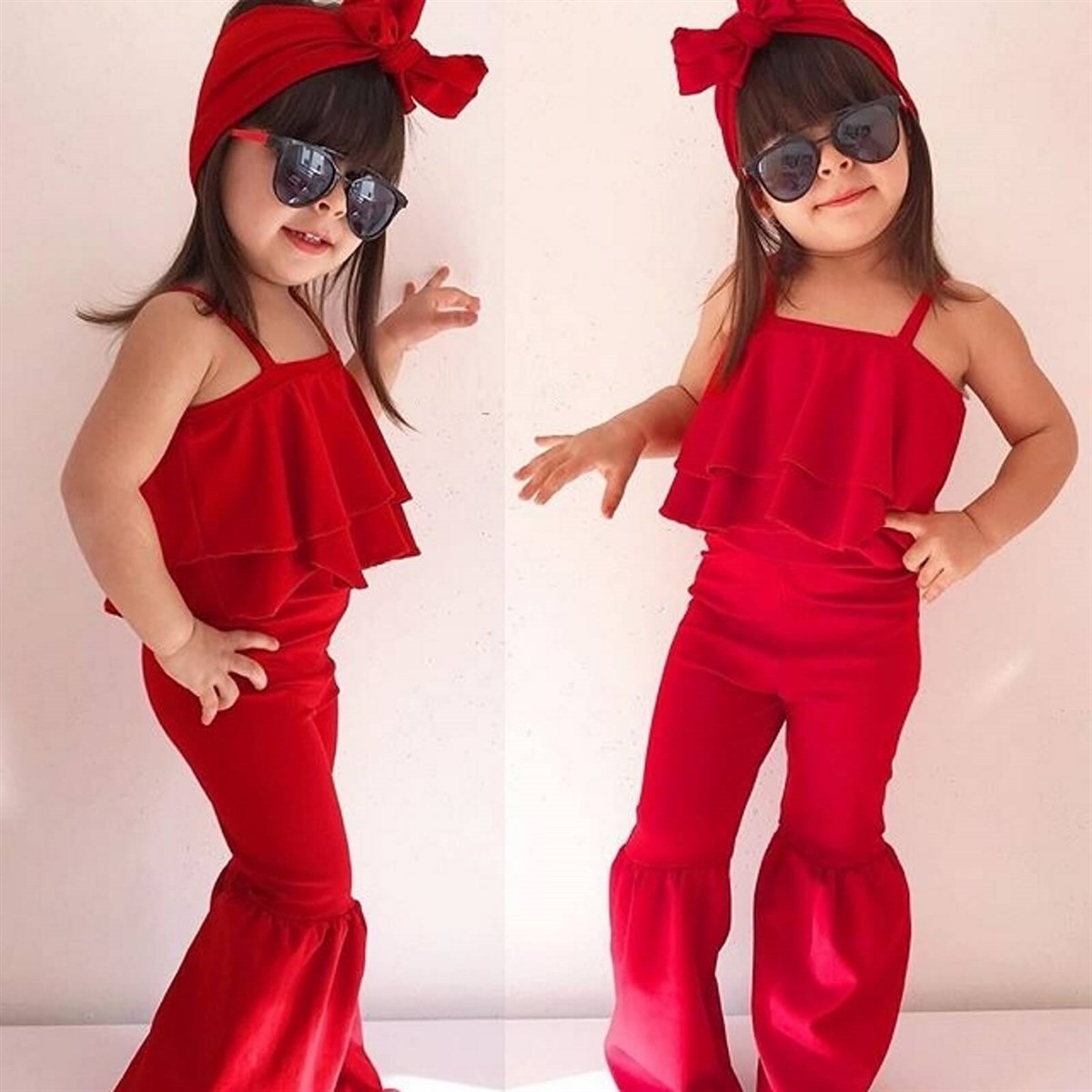 Kız Çocuk Straplez Tulum-Kid Girl Trousers, Jeans, Joggers & Leggings-QuzucukKids.com