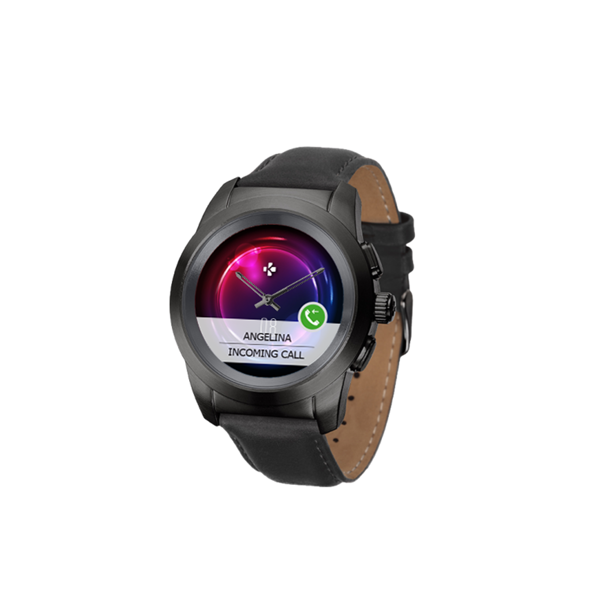 MyKronoz  Zetime Hibrid Saat Regular Siyah Deri