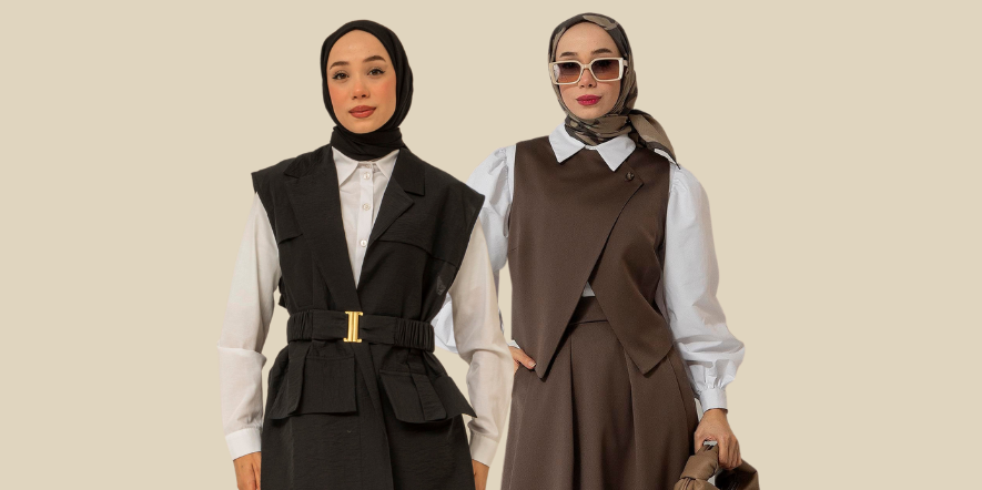 Kışa Özel Tesettür Yelek Trendleri