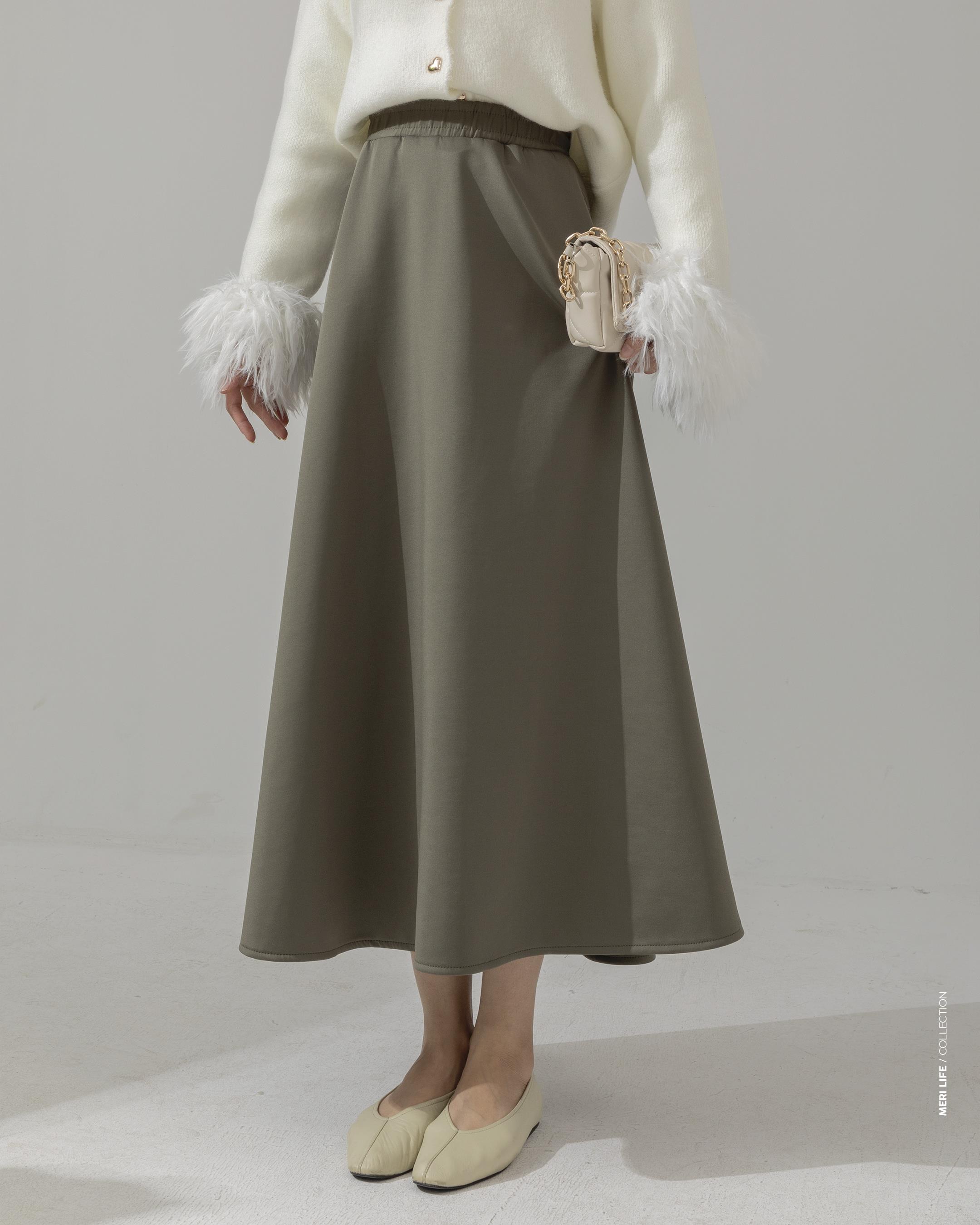 Beli Lastikli Haki Scuba Etek