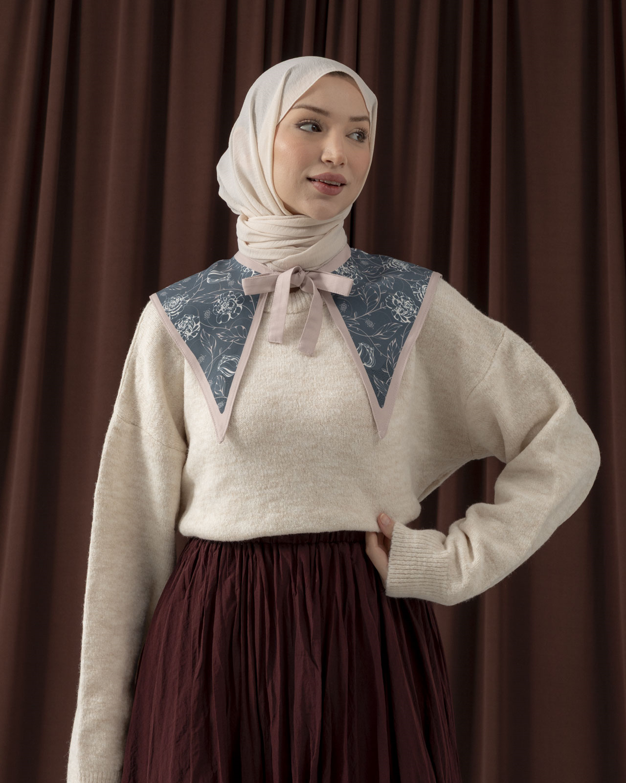 Desenli Füme Yakalık