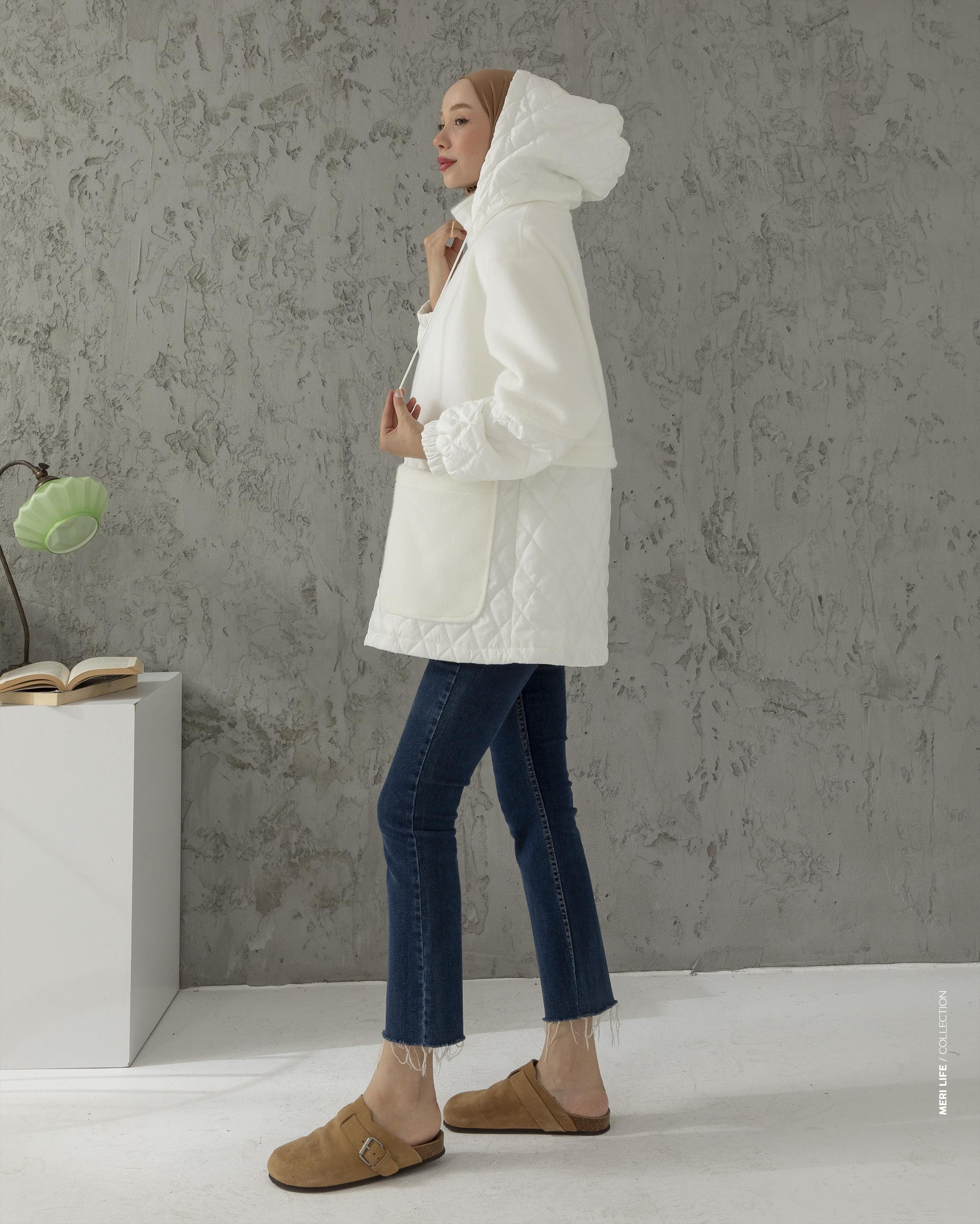 Kapitone Garnili Ekru Mont