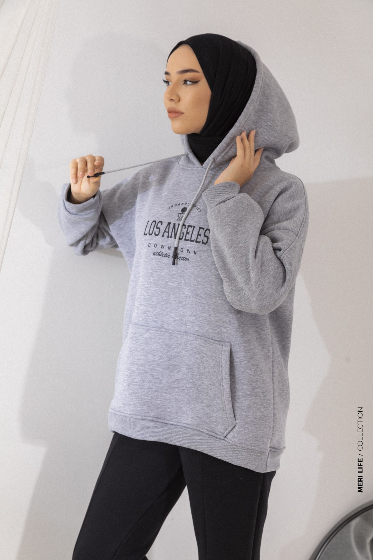 Sweatshirt gris sale
