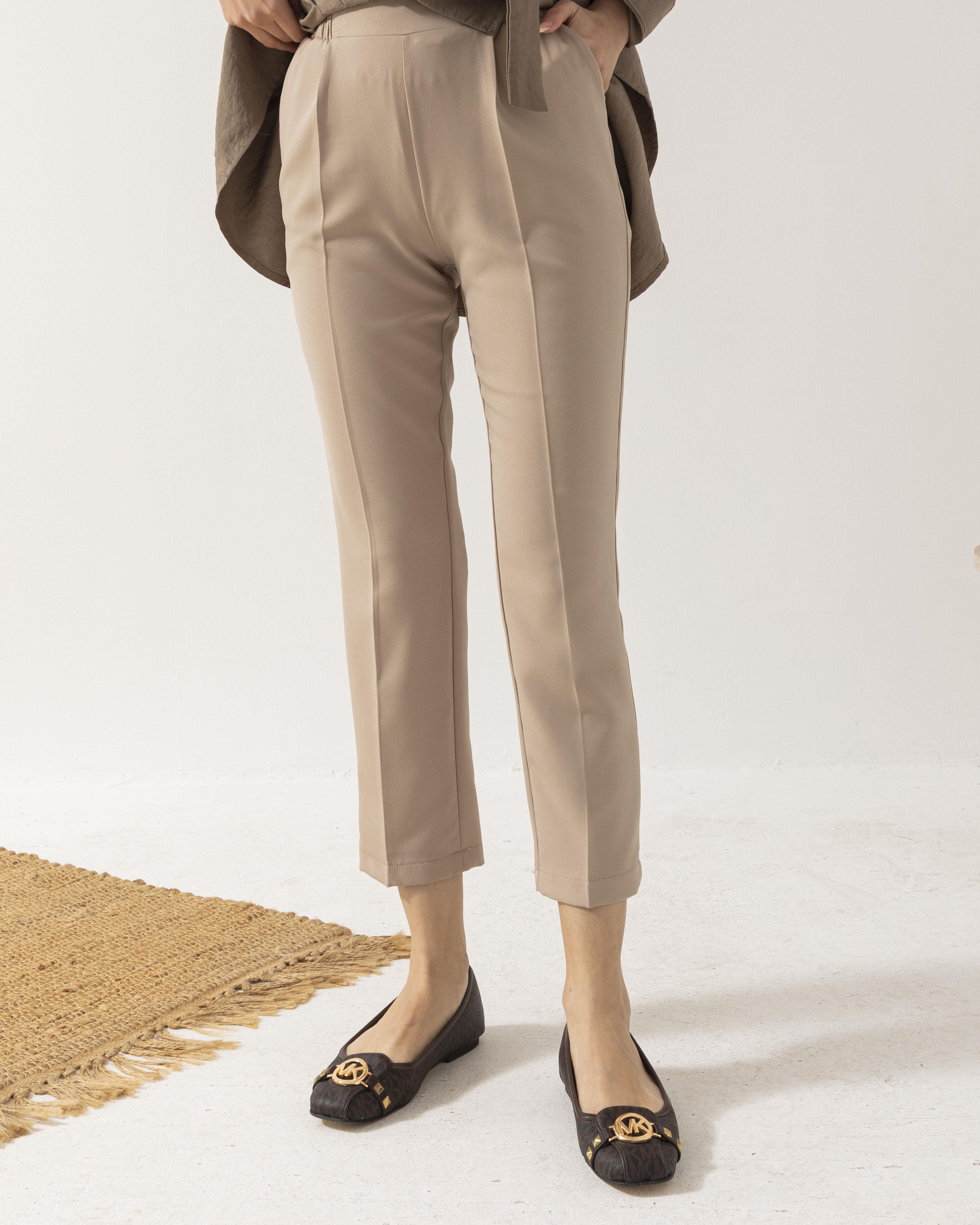 Beli Lastikli Taş Pantolon