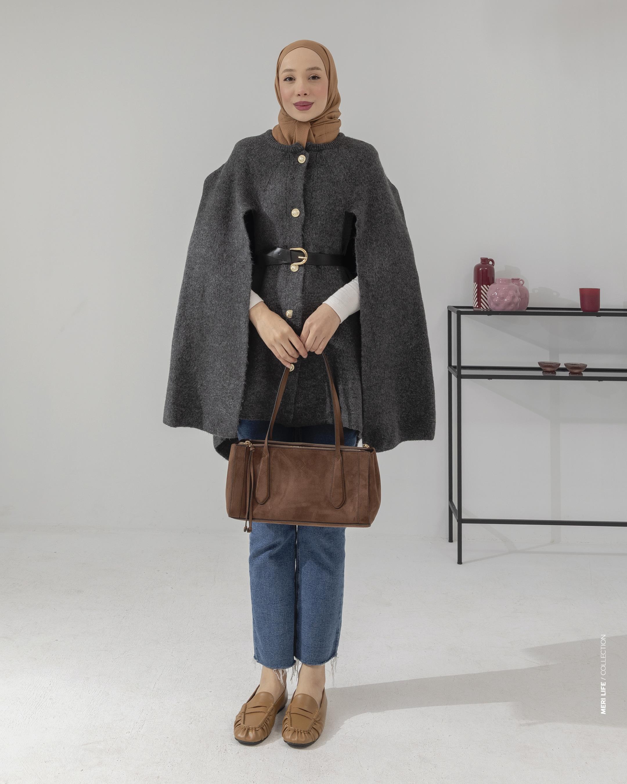 Oversize Füme Triko Panço