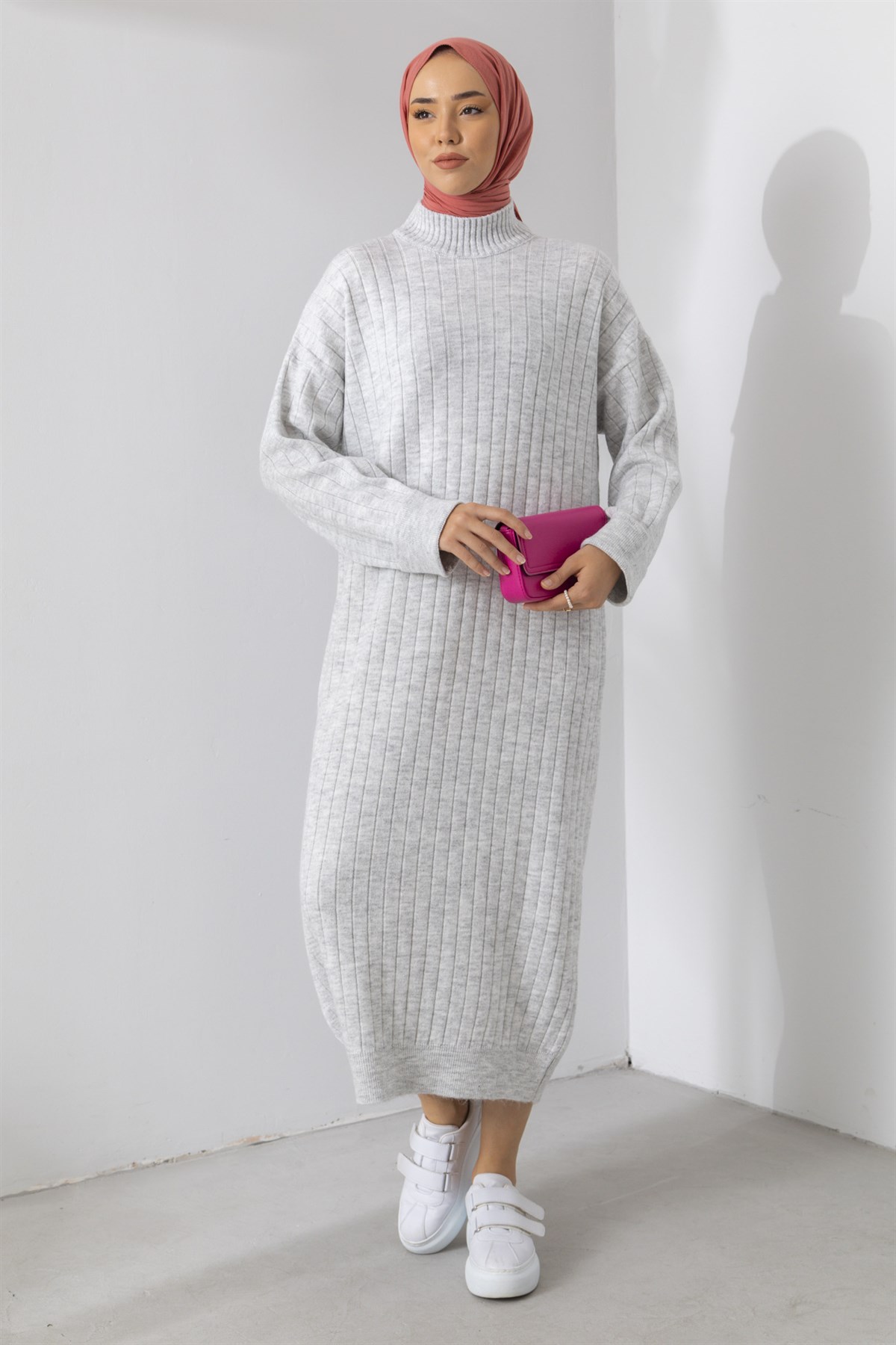 Robe pull longue oversize sale