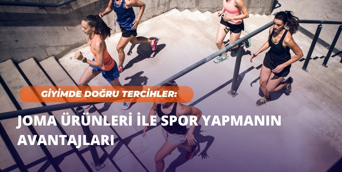 Joma antrenman kıyafetleri: Ter emici ve hızlı kuruyan kumaşlardan üretilmiş Joma antrenman kıyafetleri.