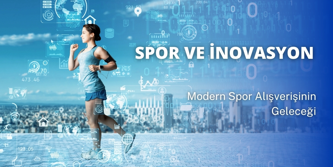 Kapak resmi olarak, modern ve teknolojik bir spor ekipmanı veya akıllı cihazlarla alışveriş yapan bir kişi görseli kullanılabilir.