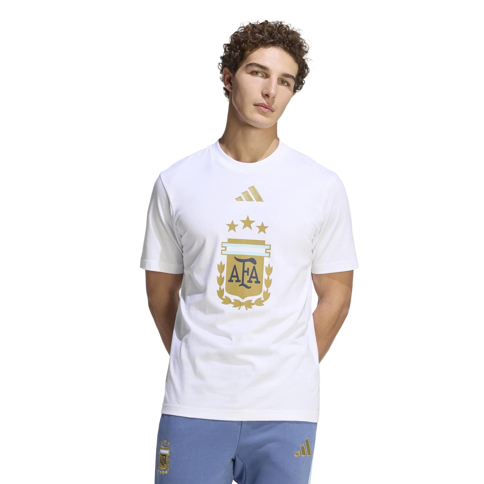 Adidas Erkek Futbol T-Shirt Argentina Dna Graphic Jz6299