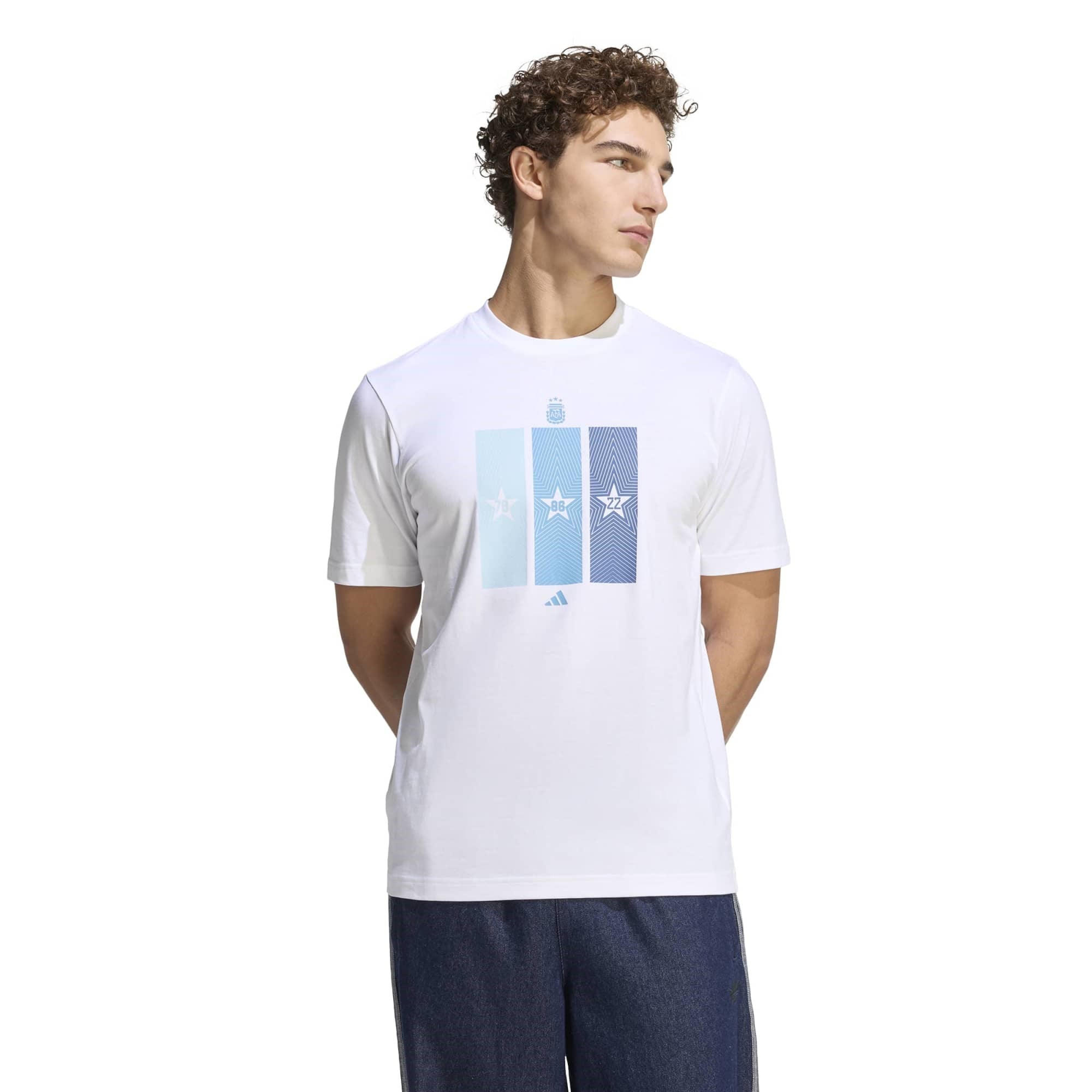 Adidas Erkek Futbol T-Shirt Arjantin H Tee Ka2523