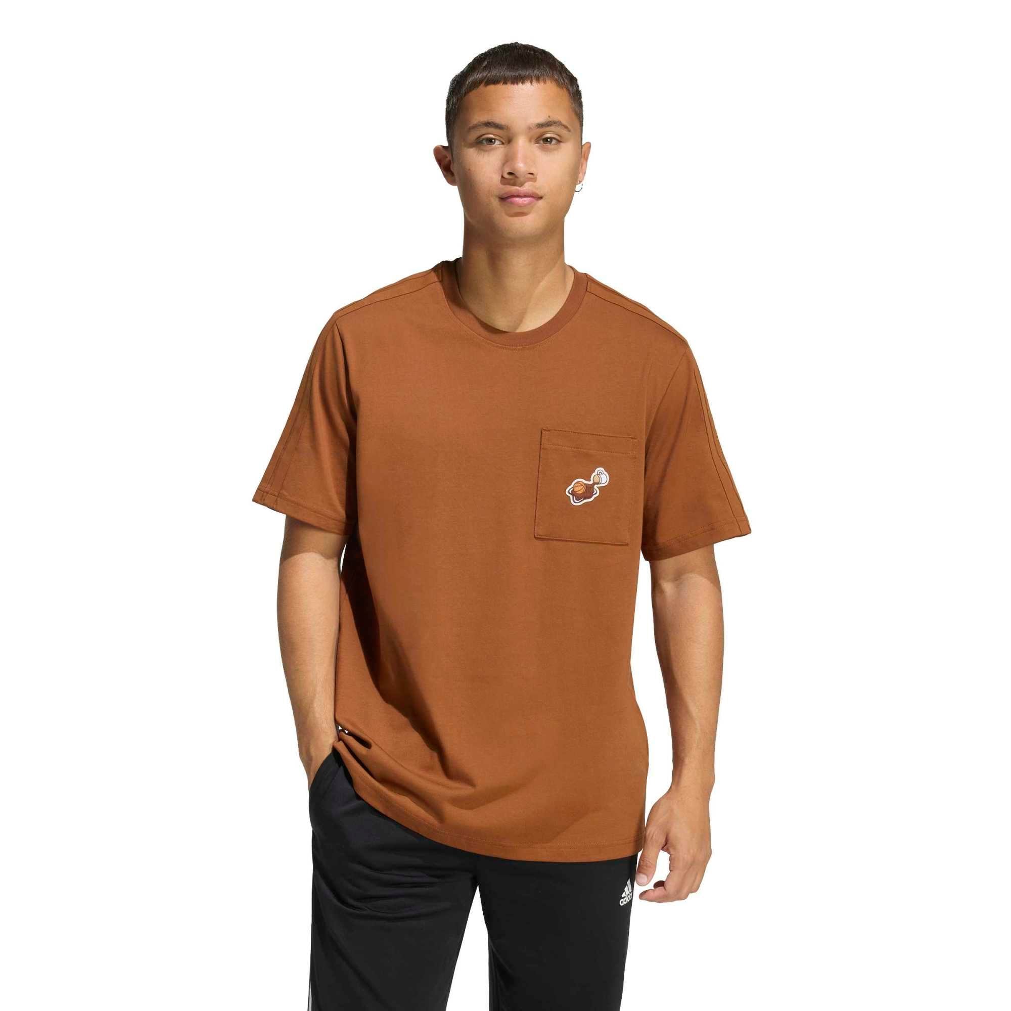 Adidas Erkek Günlük T-Shirt M Coffee Pkt T Kb4842