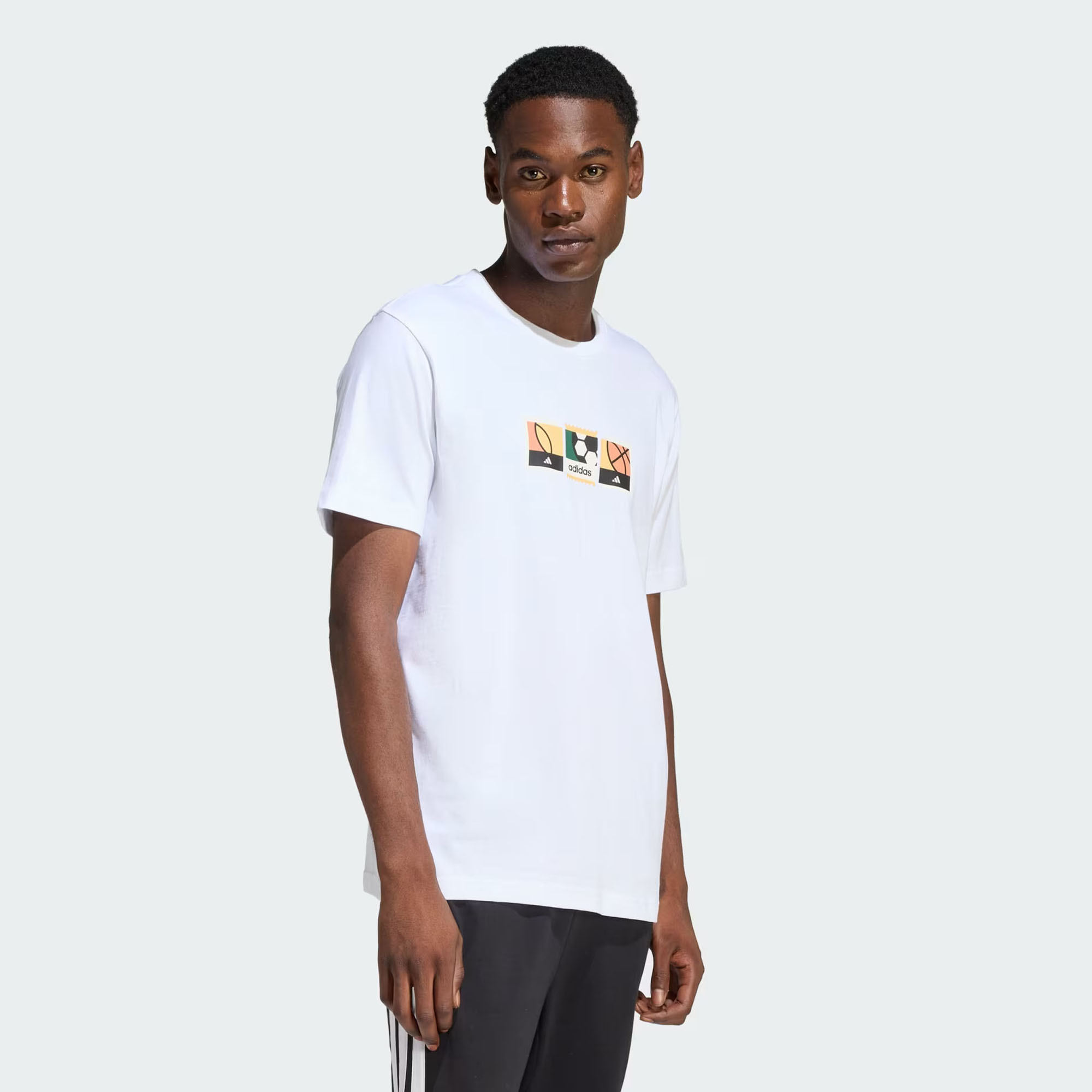 Adidas Erkek Günlük T-Shirt M Mos Stamps T Kb2509