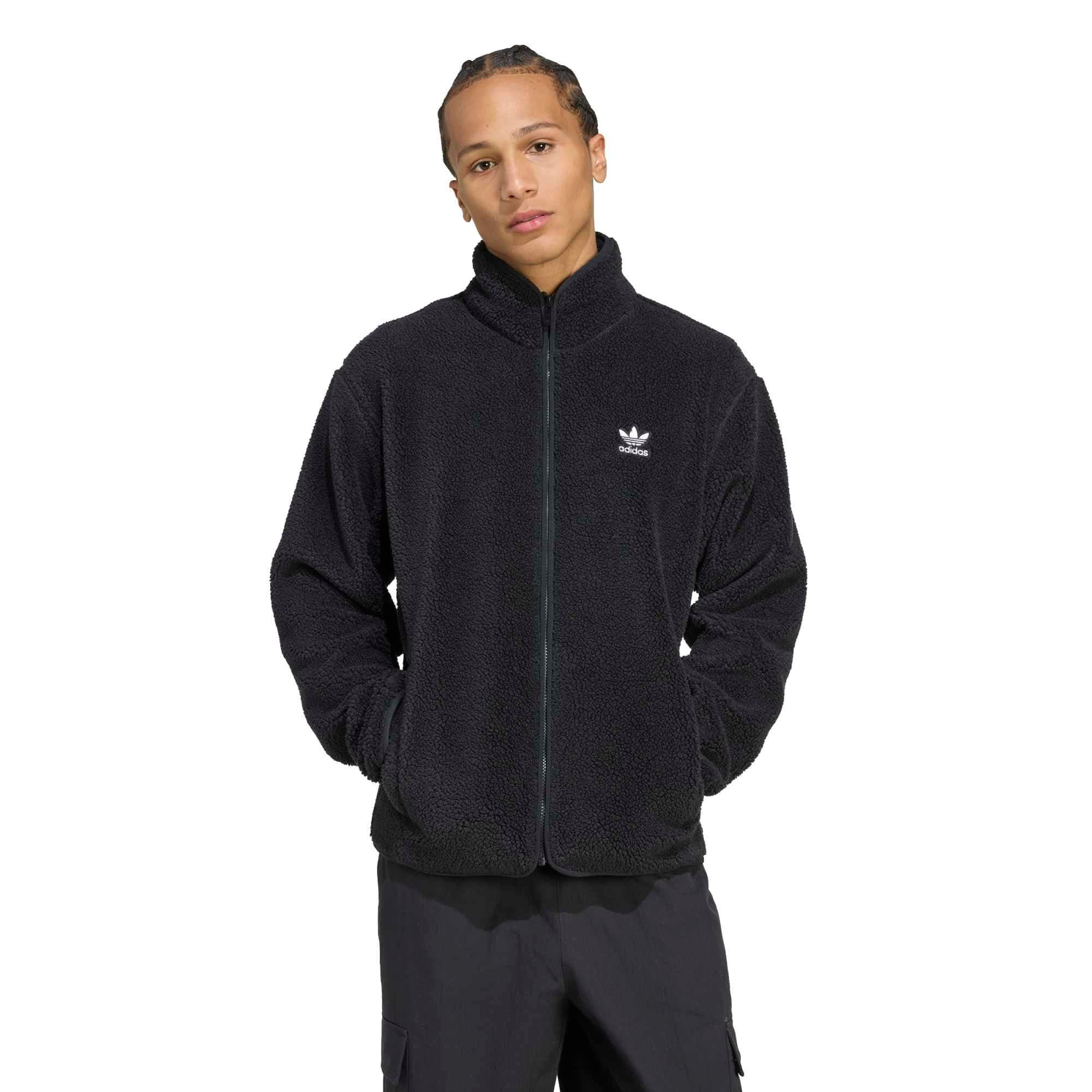 Adidas Erkek Günlük Yaşam Polar Sweatshirt Essentials Jkt Jv7676 ESSENTIALS JKT