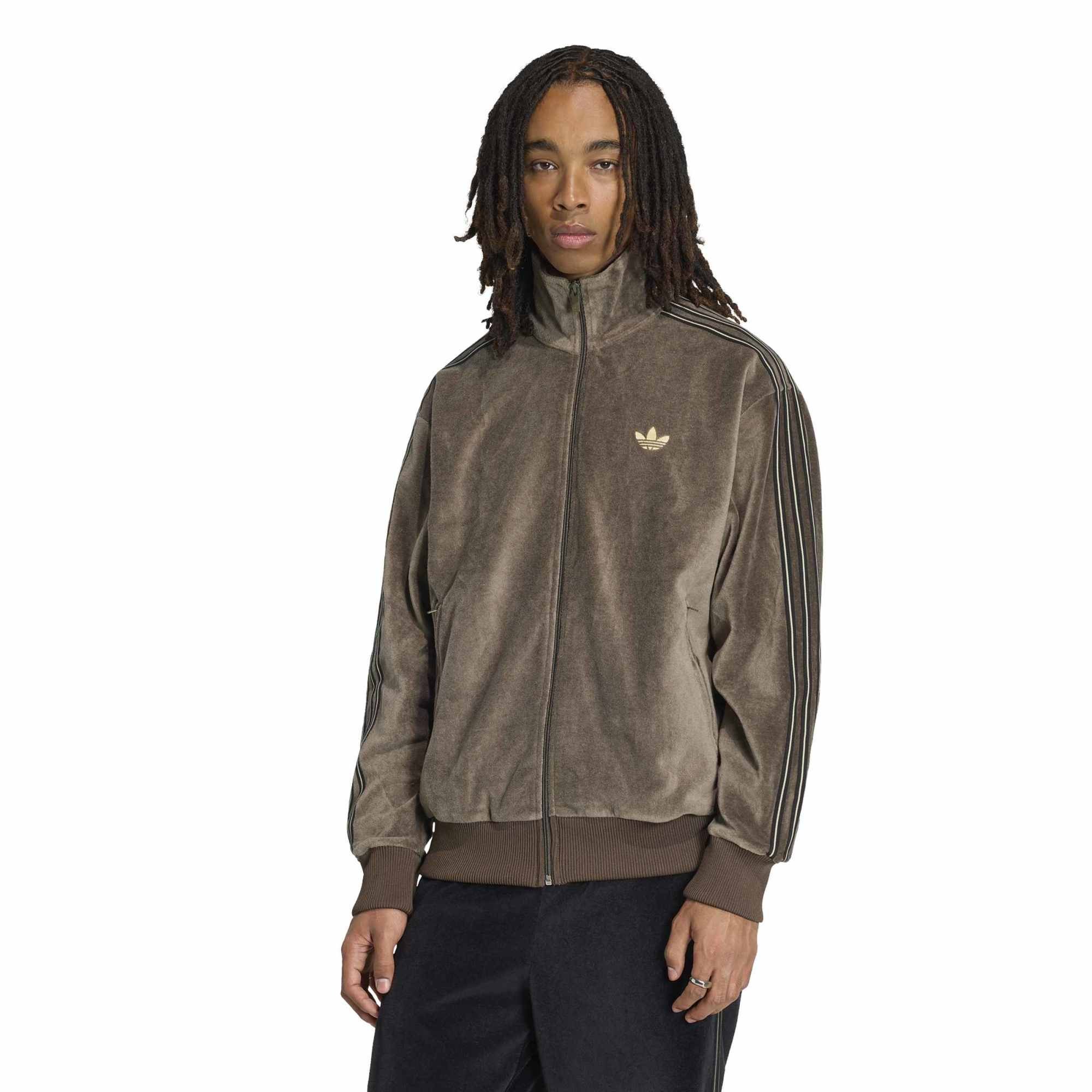 Adidas Erkek Kadife Sweatshirt Firebird TT VEL - KS7460
