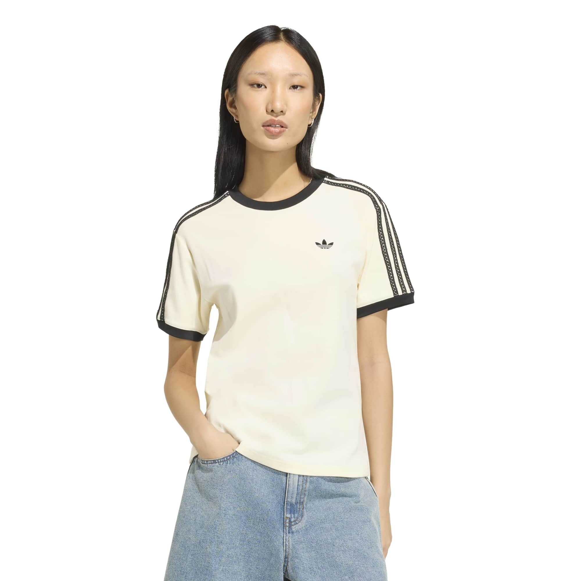 Adidas Kadın Günlük T-Shirt 3 Stripes Tee KX1881