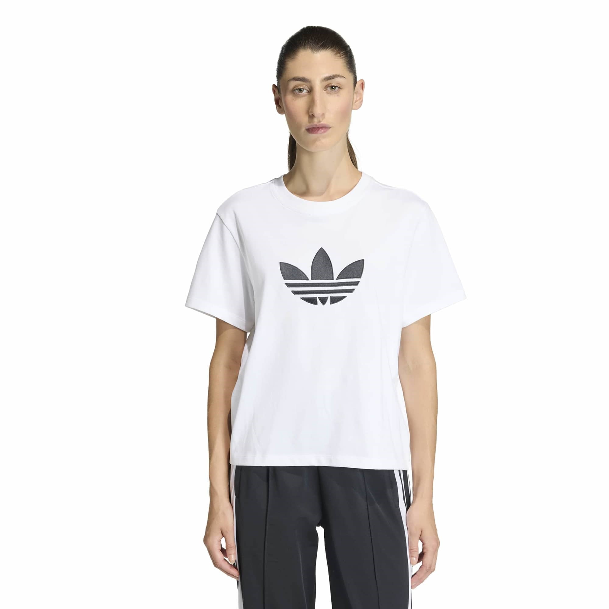 Adidas Kadın Günlük T-Shirt Trefoil Boxy T Kd6225