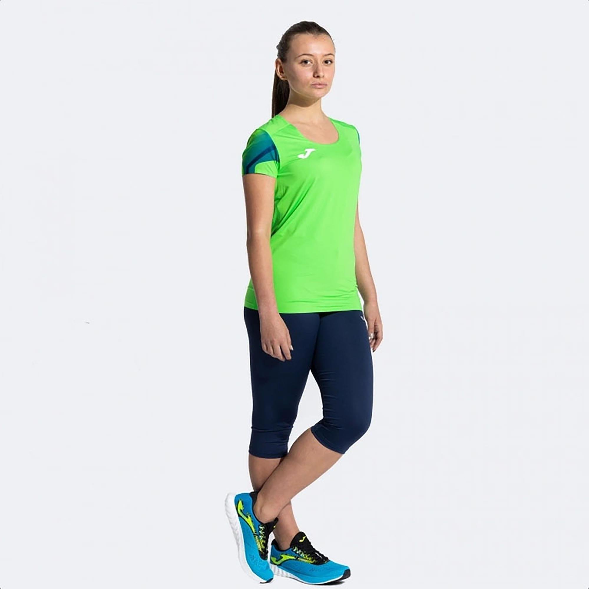 ELITE XI SHORT SLEEVE T-SHIRT FLUOR GREEN NAVY