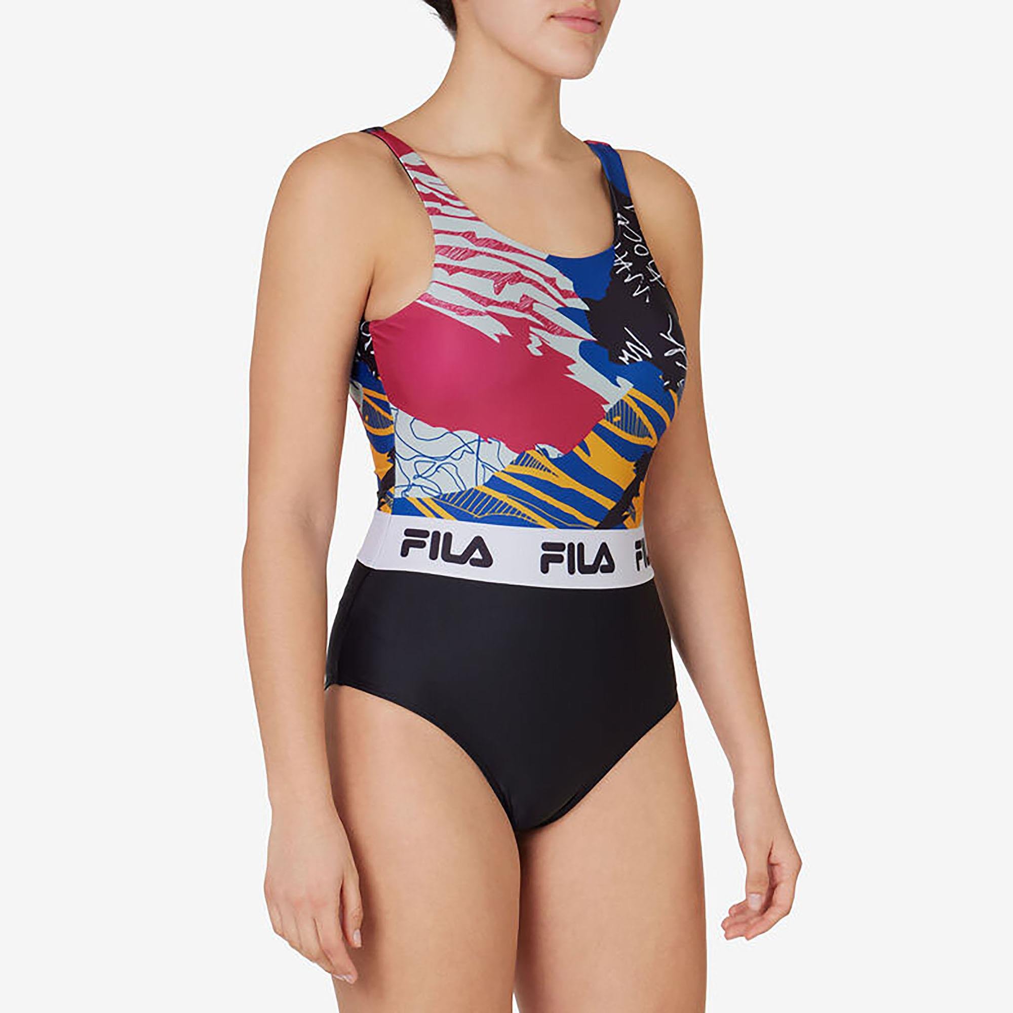 Fila Kadın Mayo Allover Print Onepiece LW411143