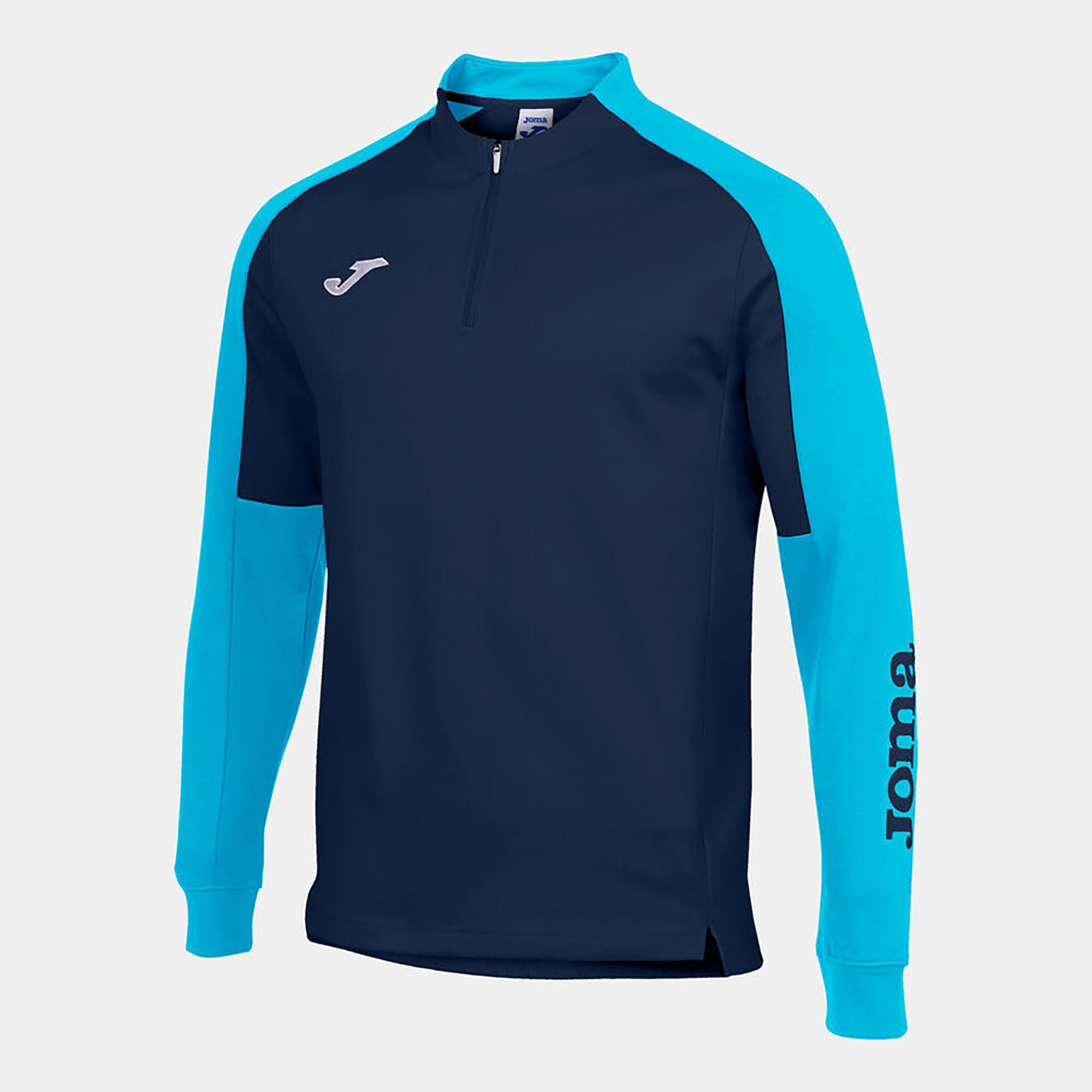 Joma Erkek Futbol Kamp Sweatshirt Eco Championship Navy Fluor Turquoise 102749.342