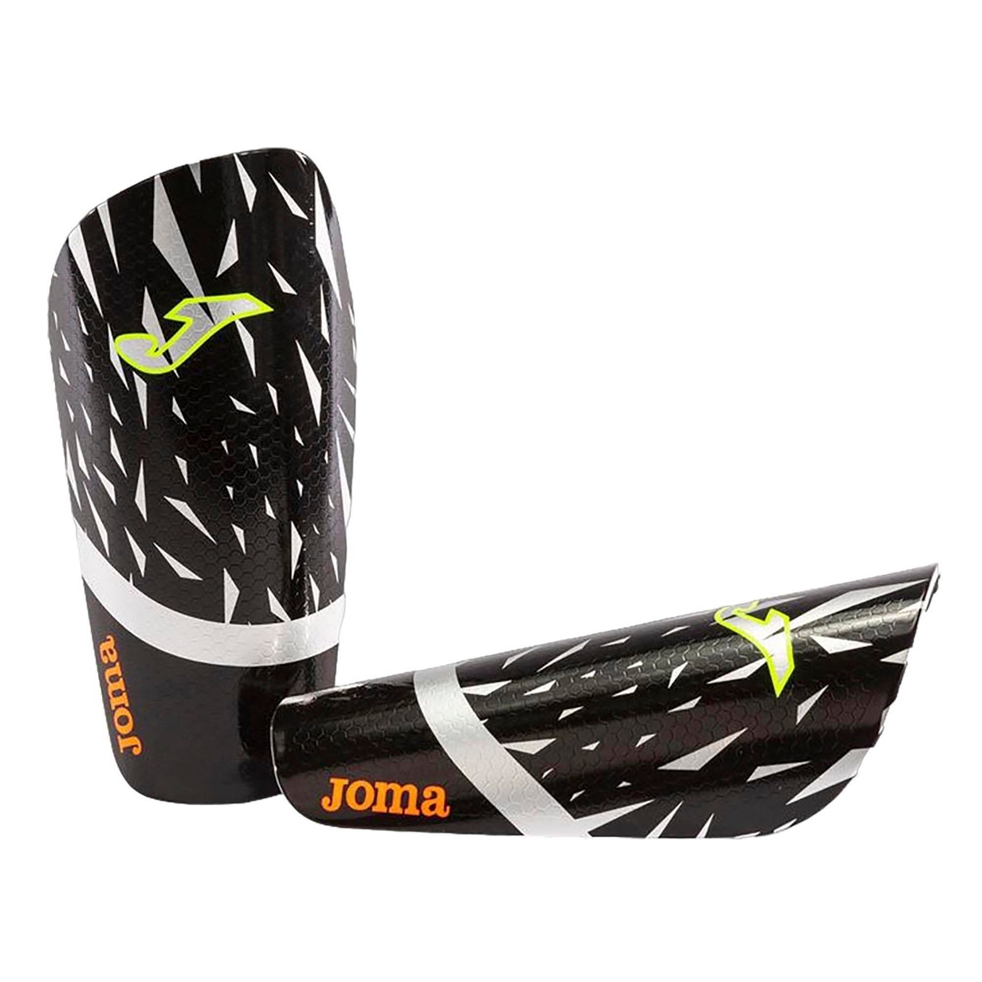 Joma Erkek Futbol Maç Tekmelik Spider Shin Guards Black Silver 401157.111