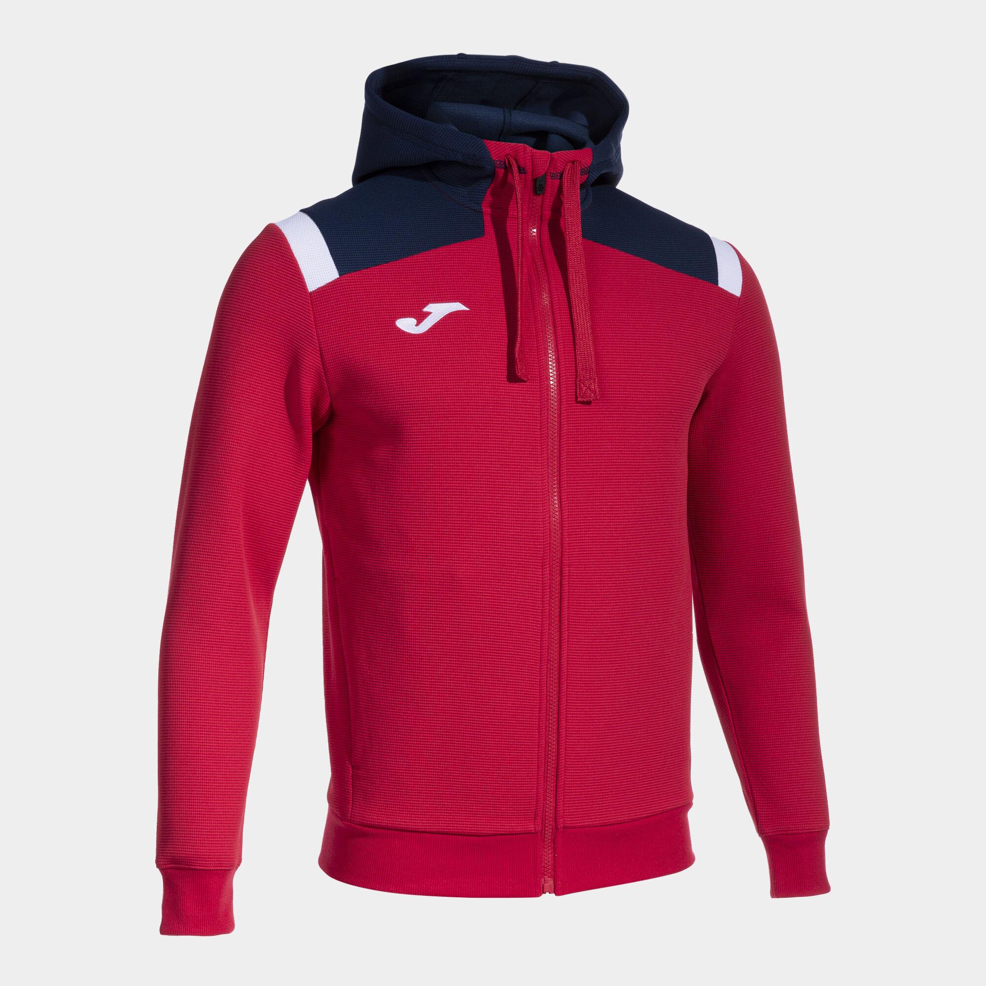Joma Erkek Futbol Sweatshirt Toledo  Zip-Up Hoodie 103737.603 TOLEDO  ZIP-UP HOODIE RED NAVY