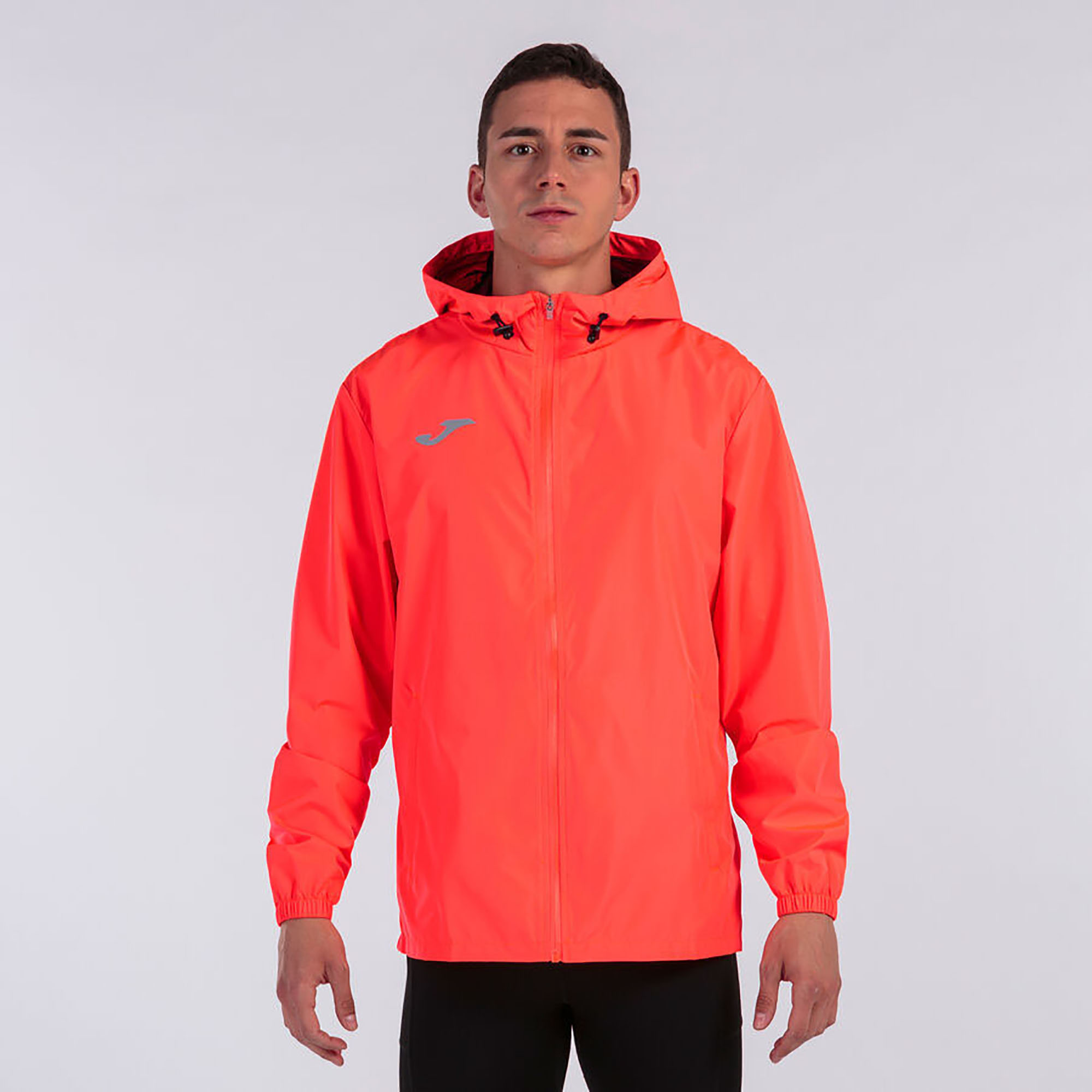 Joma Erkek Performans Koşu - Yürüyüş Yağmurluk Elite Raincoat Fluor Coral 102235.040 ELITE VIII RAINCOAT FLUOR CORAL