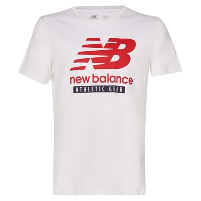 New Balance Erkek Günlük Tişört MNT1205-WT
