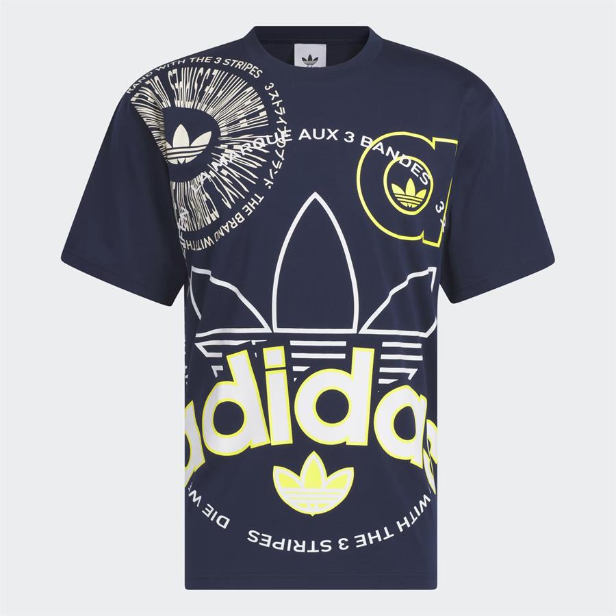 Adidas Erkek Günlük T-Shirt Multi Logo Tee Ij5232