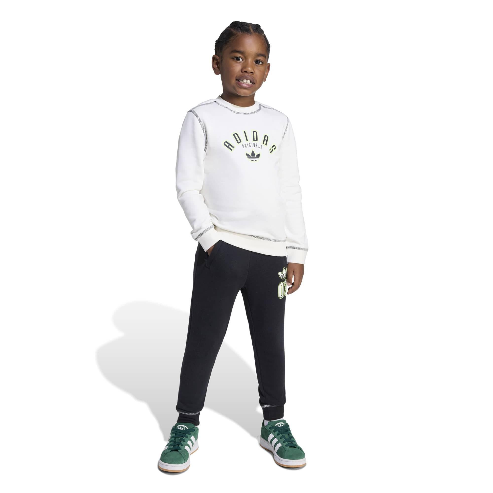 Adidas Çocuk Günlük Eşofman Takım Crew Set Kids Jx5261
