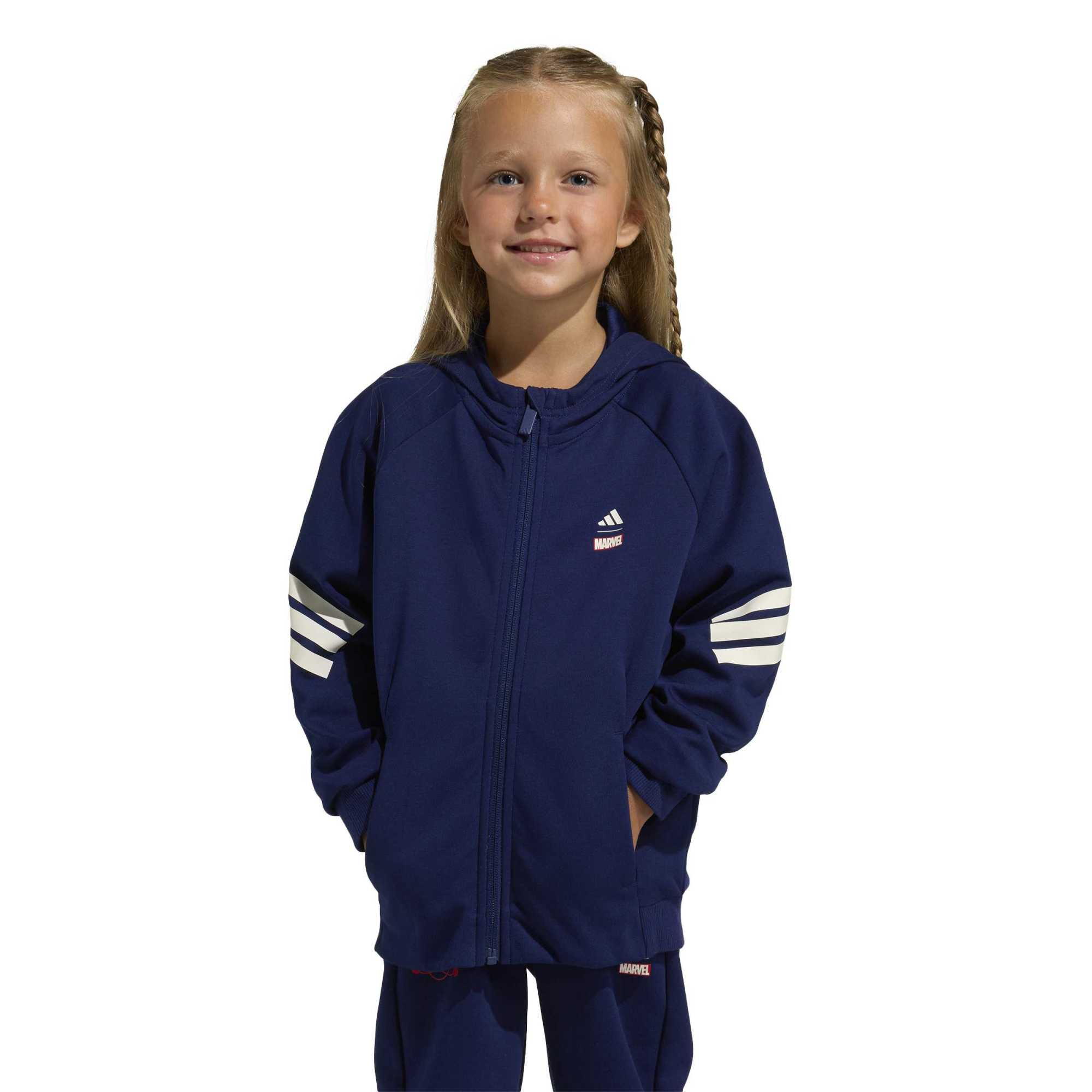 Adidas Çocuk Günlük Kapşonlu Eşofman Üstü Lk Marvel Sm Tt Jz3571