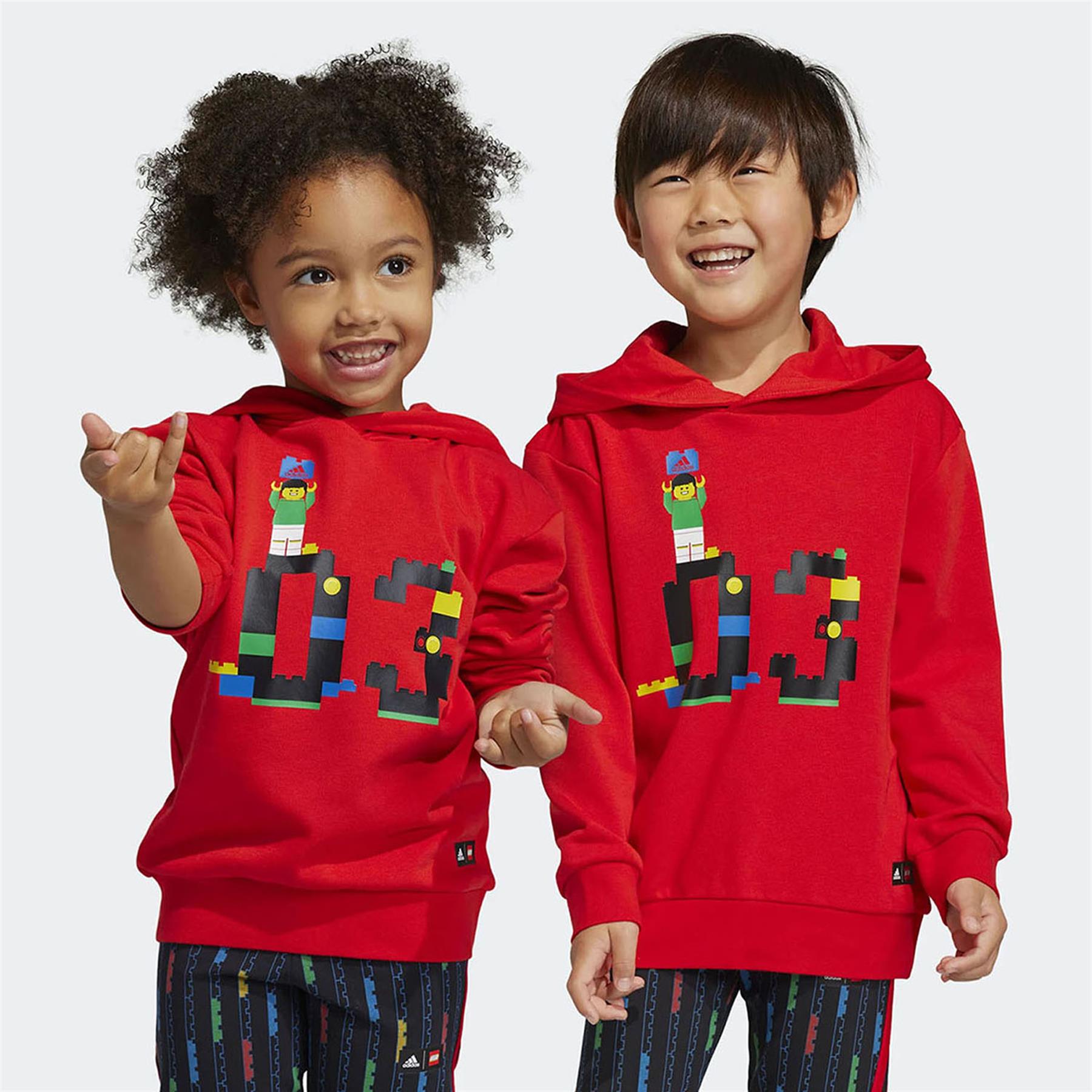 Adidas Çocuk Günlük Kapşonlu Eşofman Üstü Lk Lego Cl Hd Hb4466