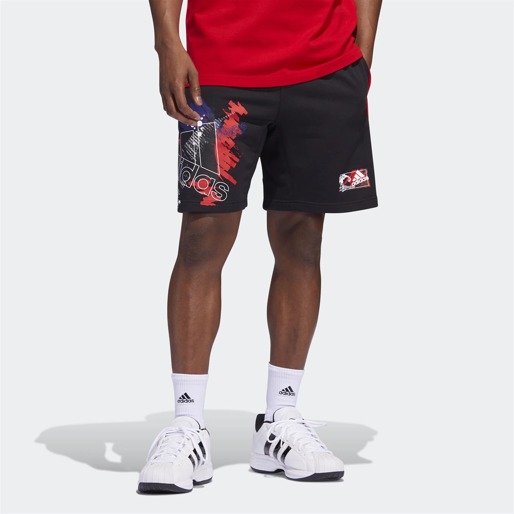 Adidas Erkek Basketbol Şort Bos Abstract S H62294