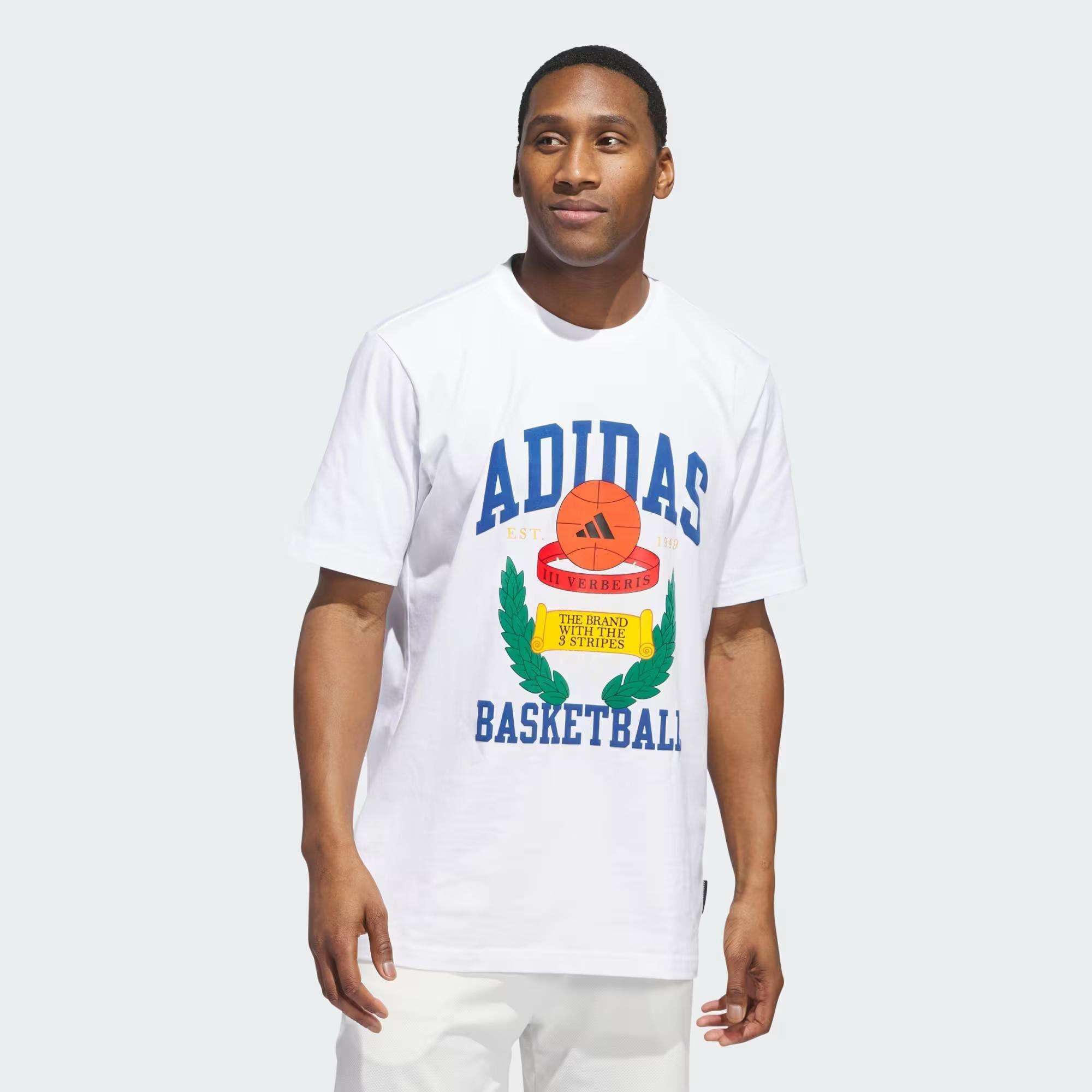 Adidas Erkek Basketbol Tişört Varsity Crest T Iy1158