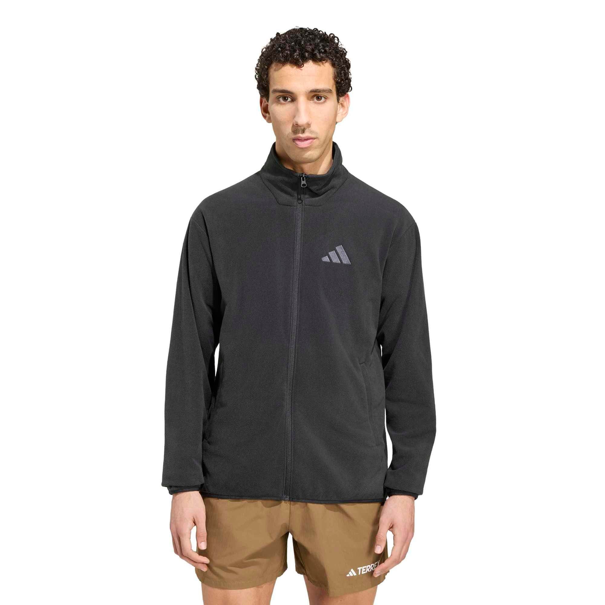 Adidas Erkek Essentials Full-Zip Tam Boy Fermuarlı Sweatshirt - KY9784