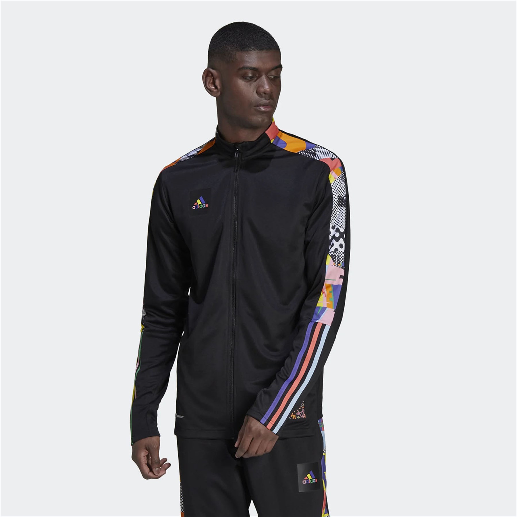 Adidas Erkek Futbol Eşofman Üstü Tiro Jaket Pride Hc9780