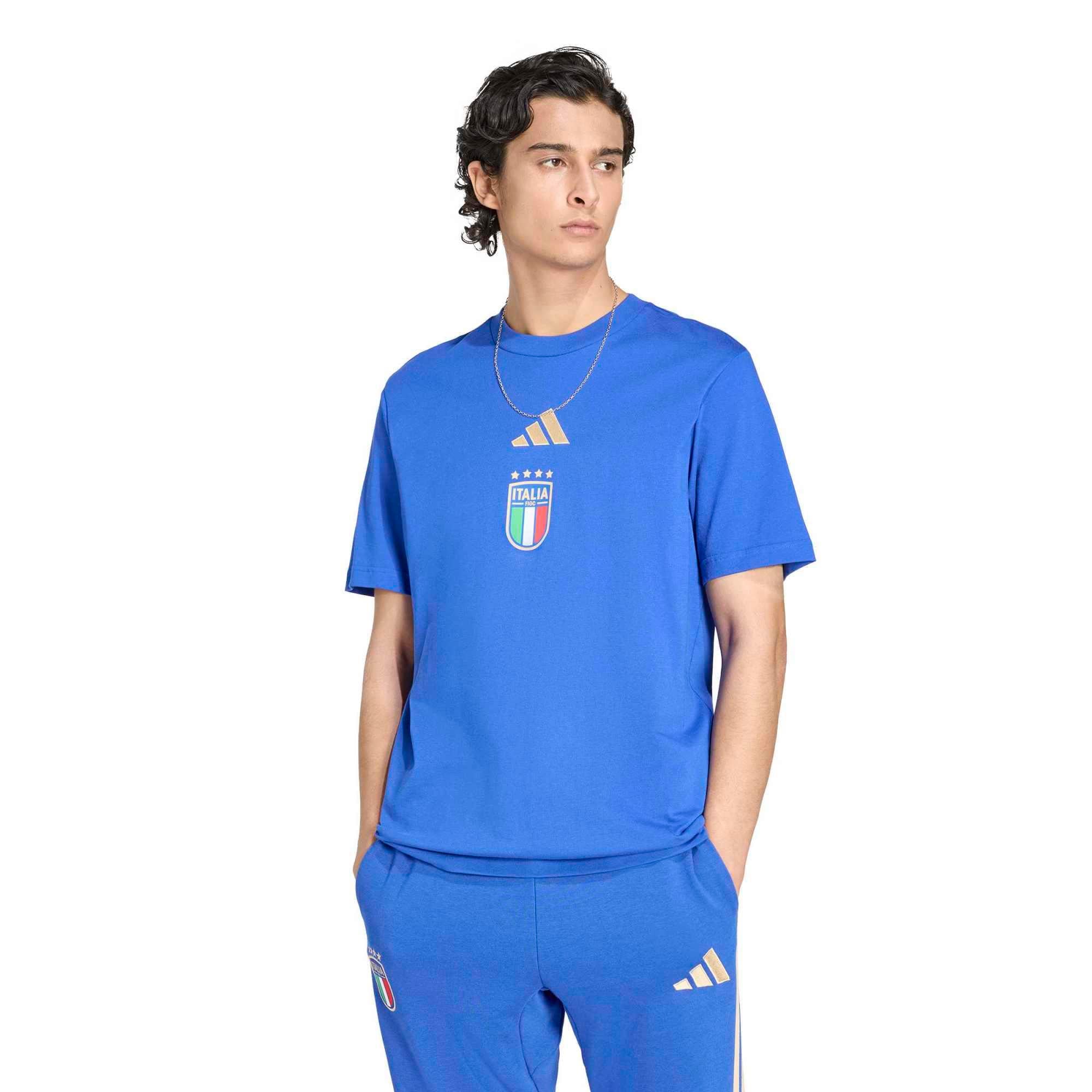Adidas Erkek Futbol T-Shirt Italy Dna Graphic Jz2067