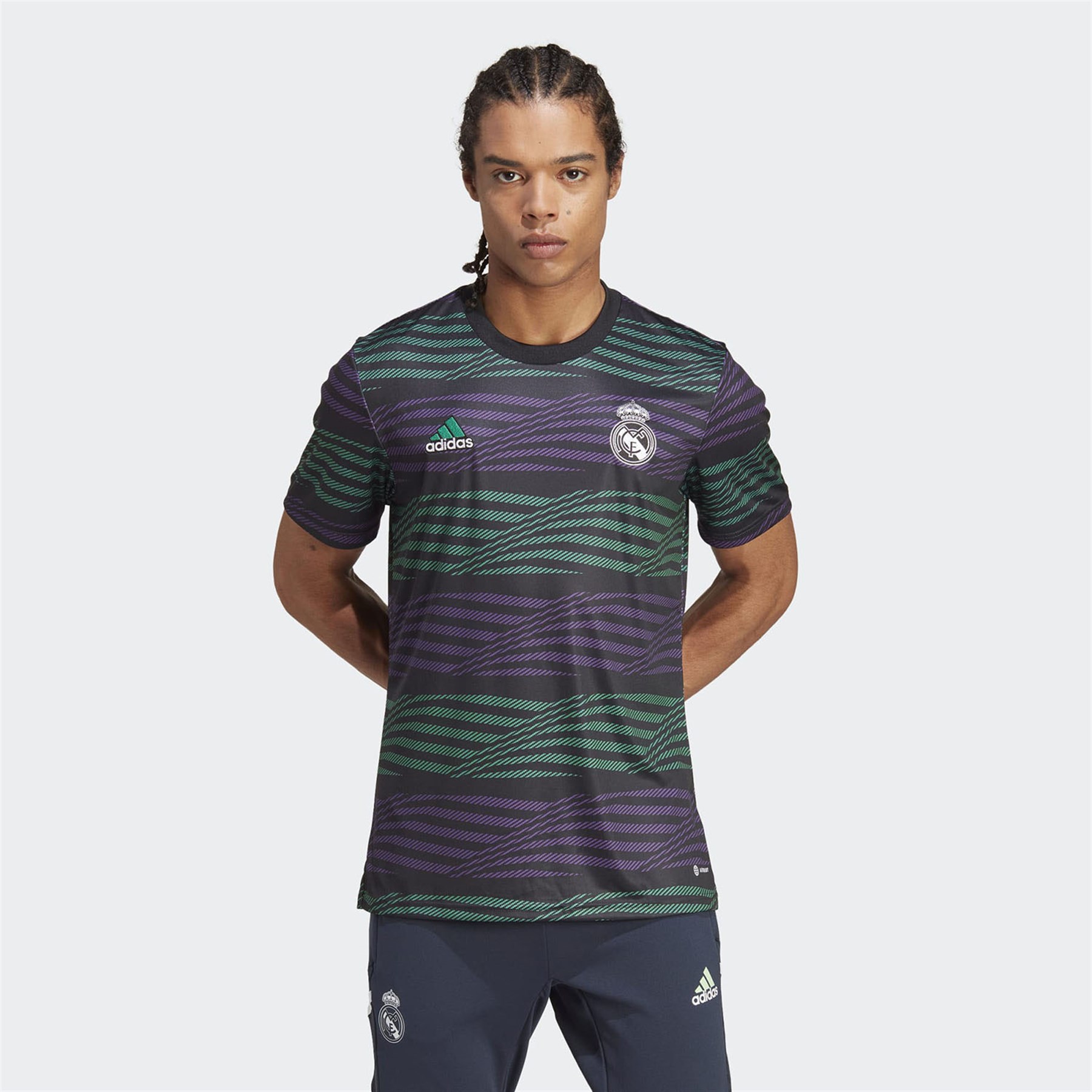 Adidas Erkek Futbol T-Shirt Real Madrid Preshi Ht8799